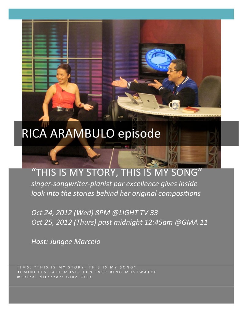 Rica Arambulo Featured on 'TIMS' TV Show